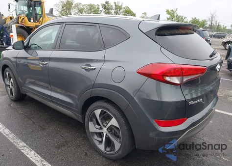 2016 Hyundai Tucson Limited из США, поврежденный, VIN KM8J3CA20GU189308